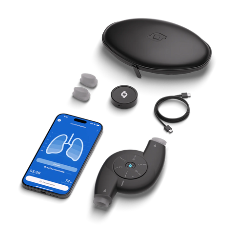 Oumua breathing trainer black set