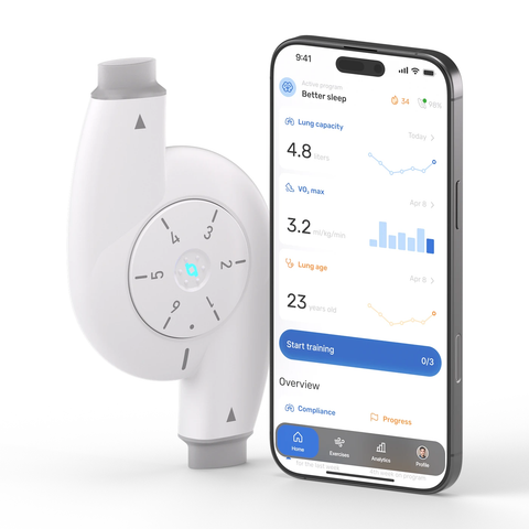 Oumua breathing trainer white